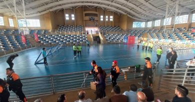 Polideportivo de Las Compañías se convierte en escenario de encuentro internacional de Goalball Polideportivo de Las Compañías se convierte en escenario de encuentro internacional de Goalball