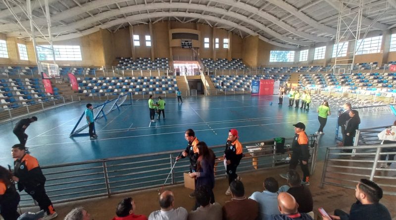 Polideportivo de Las Compañías se convierte en escenario de encuentro internacional de Goalball Polideportivo de Las Compañías se convierte en escenario de encuentro internacional de Goalball